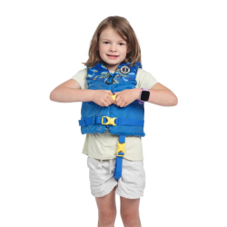 Mustang Rev Child Foam Vest PFAS Free - Blue/Yellow - Mustang Survival - sporteque.ca