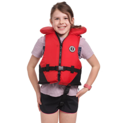 Mustang Gilet de sauvetage en mousse Youth Classic - Rouge/Noir - Mustang Survival - sporteque.ca