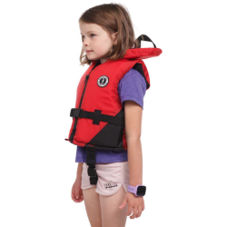 Mustang Gilet de sauvetage en mousse Classic pour enfant - Rouge/Noir - Mustang Survival - sporteque.ca
