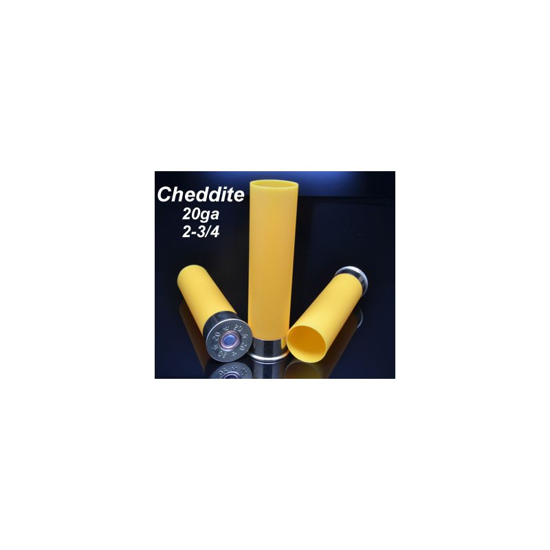 Cheddite douilles amorcé 20 Ga 2 3/4'' 8mm Jaune Cheddite Douille de fusil