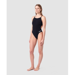 Arena W's Swimsuit Lace Back Solid 501 Black/White - Arena - sporteque.ca