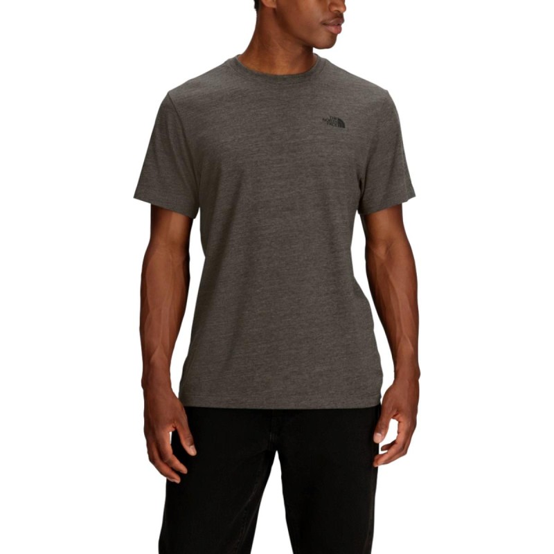 North Face Tri-Blend Tee pour homme - TNF Noir Blanc Bruyère - THE NORTH FACE - sporteque.ca