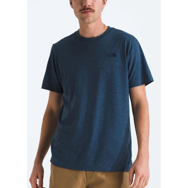 North Face M's Tri-Blend Tee - Shady Blue White Heather - THE NORTH FACE - sporteque.ca