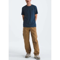 North Face M's Tri-Blend Tee - Shady Blue White Heather - THE NORTH FACE - sporteque.ca