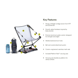 Nemo Moonlite Elite Reclining Camp Chair - Black - Nemo Equipment - sporteque.ca