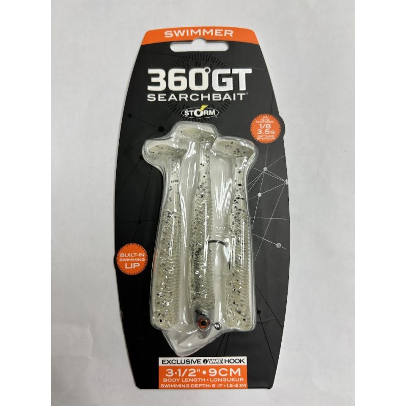 Storm 360GT Searchbait Swimmer 3-1/2'' Gaga - Storm - sporteque.ca