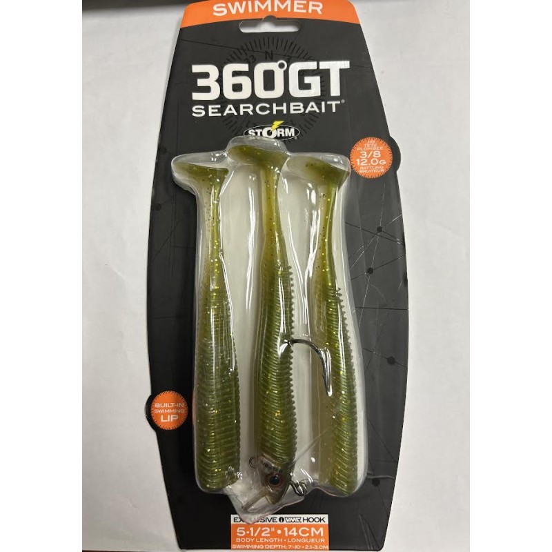 Storm 360GT Searchbait Swimmer 5-1/2'' Herring - Storm - sporteque.ca