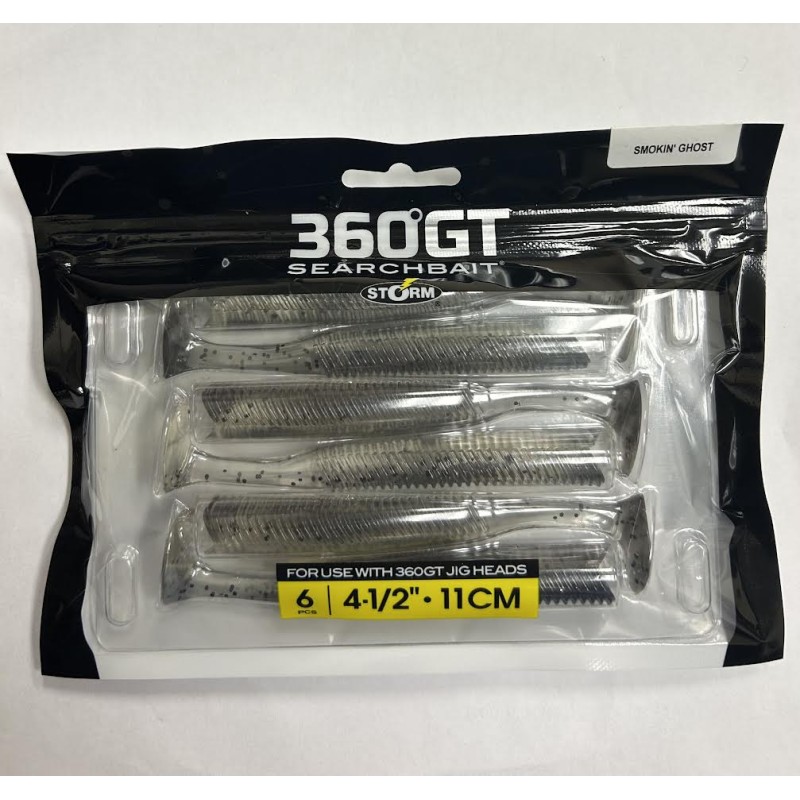 Storm 360GT Searchbait Bodies 4-1/2'' Smokin Ghost - Storm - sporteque.ca