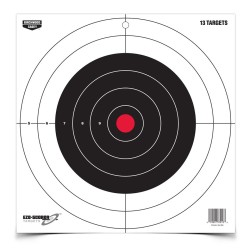 Birchwood Casey Ese-Scorer 12 Inch Bull's Eye Target, 13 Targets - Birchwood Casey - sporteque.ca