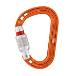 Petzl Rocha Screw Lock Carabiner Orange - Petzl - sporteque.ca
