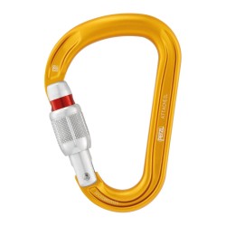 Petzl Mousqueton Attache Screw Lock Carab Yellow - Petzl - sporteque.ca