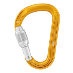 Petzl Mousqueton Attache Screw Lock Carab Yellow - Petzl - sporteque.ca