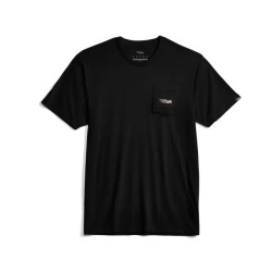 Sitka Tech WhiteTail Pocket Tee Sitka Black - Sitka - sporteque.ca