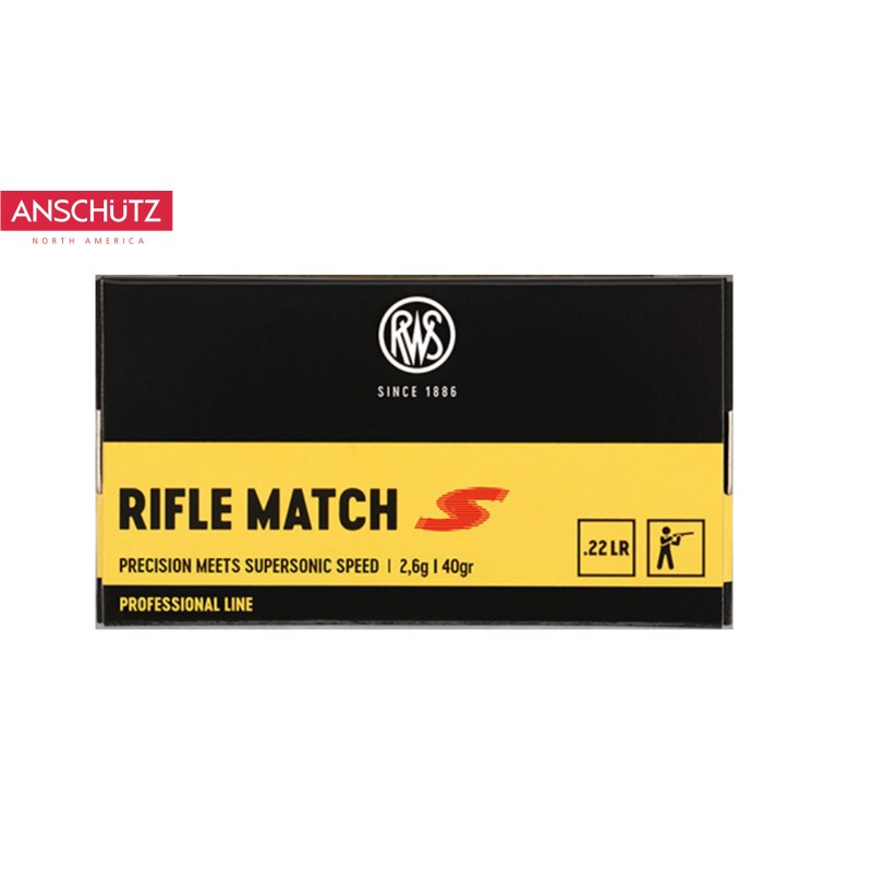 RWS Rifle Match Supersonic 22 lr 40 gr - RWS - sporteque.ca