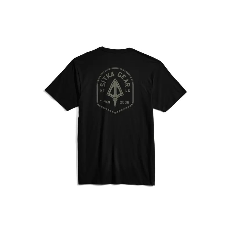 Sitka Broadhead Crest Tee Sitka Black - Sitka - sporteque.ca