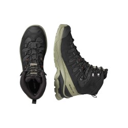 Salomon QUEST 5 GORE-TEX Noir / Vert lichen foncé / Noir - Salomon - sporteque.ca