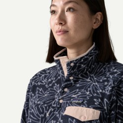 Patagonia W's Lw Synch Snap-T P/O Saxifrage: Sunken Blue - Patagonia - sporteque.ca