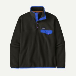 Patagonia M's Lw Synch Snap-T P/O Black with P6 Blue - Patagonia - sporteque.ca