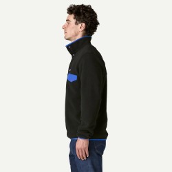 Patagonia M's Lw Synch Snap-T P/O Black with P6 Blue - Patagonia - sporteque.ca