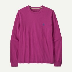 Patagonia M's Long-Sleeved Midweight Hut Tripper Skyline T-Shirt Amaranth Pink - Patagonia - sporteque.ca