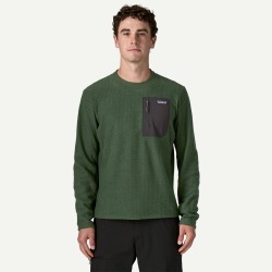 Patagonia M's R1 Air Crew Treeline Green - Patagonia - sporteque.ca