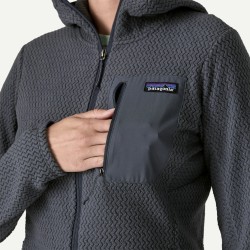 Patagonia W's R1 Air Full Zip Hoody Smolder Blue - Patagonia - sporteque.ca