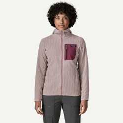 Patagonia W's R1 Air Full Zip Hoody Stingray Mauve - Patagonia - sporteque.ca