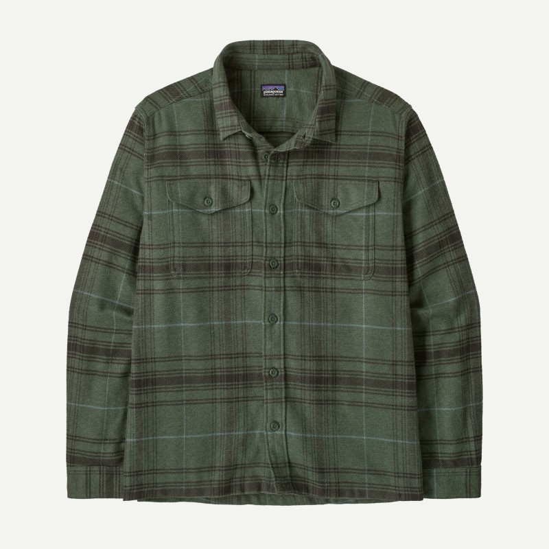 Patagonia M's Fjord Flannel Shirt Dissolve: Treeline Green - Patagonia - sporteque.ca