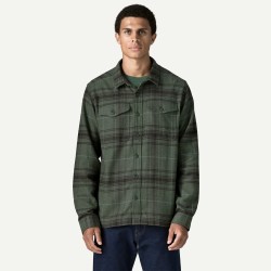 Patagonia M's Fjord Flannel Shirt Dissolve: Treeline Green - Patagonia - sporteque.ca
