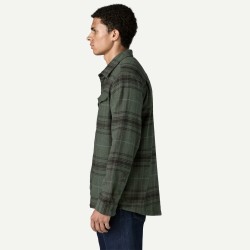Patagonia M's Fjord Flannel Shirt Dissolve: Treeline Green - Patagonia - sporteque.ca