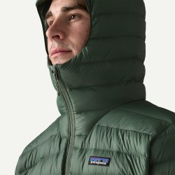 Patagonia M's Down Sweater Hoody Treeline Green - Patagonia - sporteque.ca