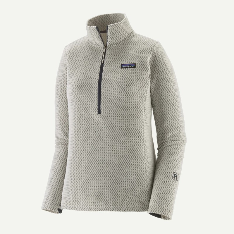 Patagonia W's R1 Air Zip Neck Birch White - Patagonia - sporteque.ca