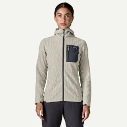 Patagonia W's R1 Air Full Zip Hoody Birch White - Patagonia - sporteque.ca