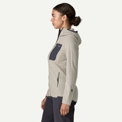 Patagonia W's R1 Air Full Zip Hoody Birch White - Patagonia - sporteque.ca