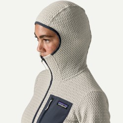 Patagonia W's R1 Air Full Zip Hoody Birch White - Patagonia - sporteque.ca
