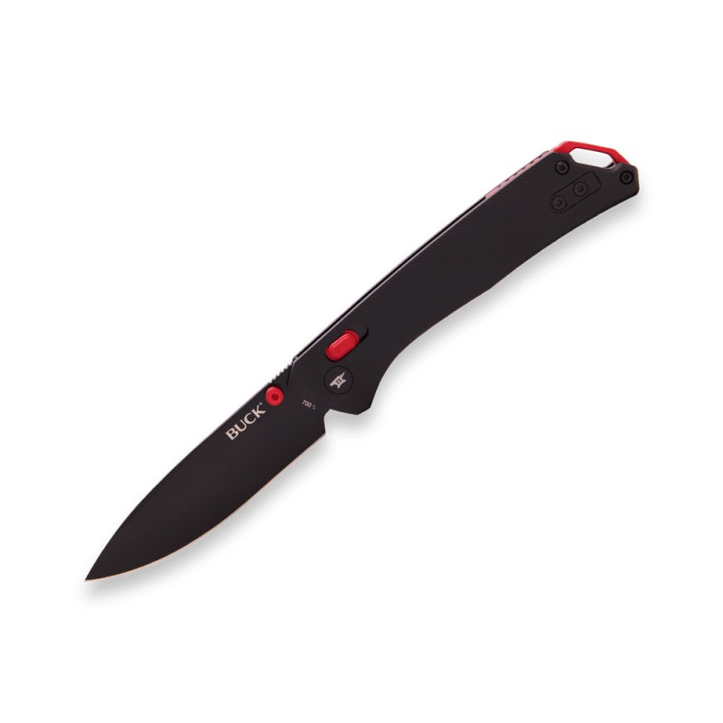 Buck CrossBar Knife Black aluminum /Black - Buck Knife - sporteque.ca