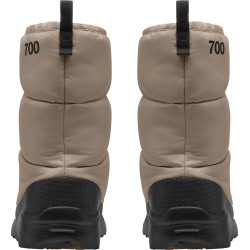 North Face Nuptse Traction Bootie Mushroom Grey / TNF Black - THE NORTH FACE - sporteque.ca