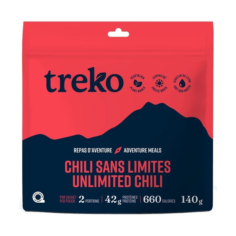Treko Unlimited Chili Adventure Meals - Treko - sporteque.ca