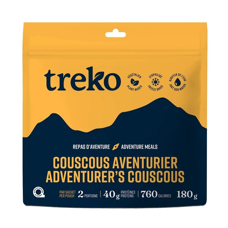 Treko Couscous Aventurier Repas D'aventure - Treko - sporteque.ca