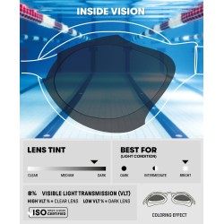Arena Air-Speed Mirror 100 Silver / Black - Arena - sporteque.ca