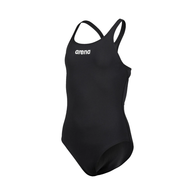 Arena Girl's Team Swimsuit Swim Pro Solid l 550 Black/White - Arena - sporteque.ca
