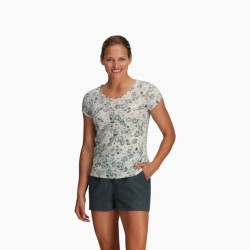 Royal Robbins Featherweight Tee Chalk Marigold Pour Femmes - Royal Robb - sporteque.ca