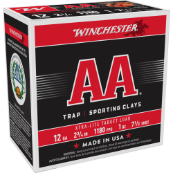 Winchester AA 12 Ga 1 oz 7.5 - Winchester Ammunition - sporteque.ca