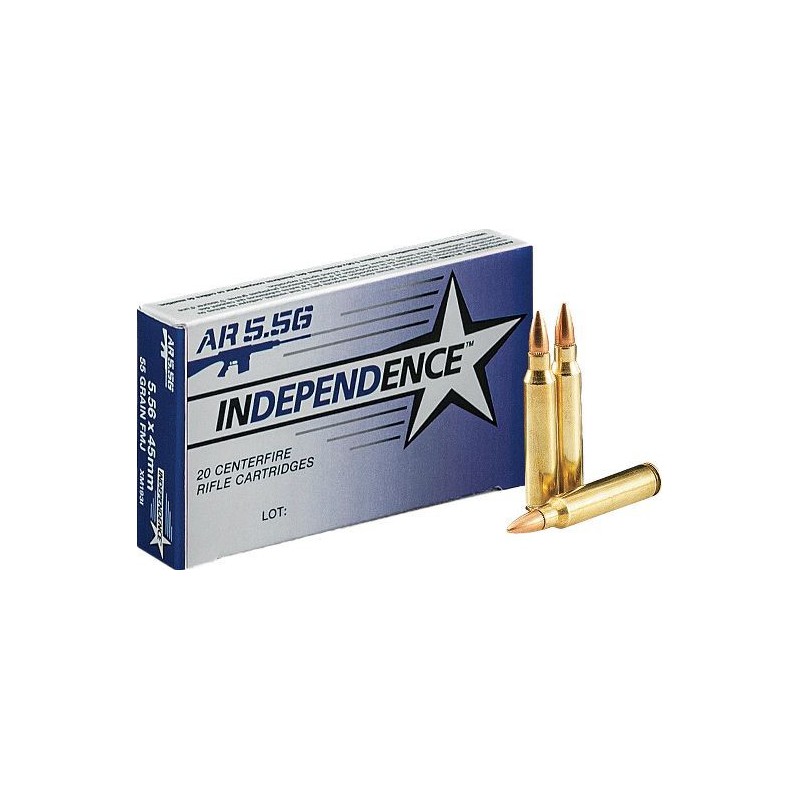 Independence 5.56x45mm 55gr FMJ Federal ( American Eagle) Federal