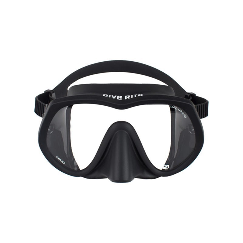 DIVERITE MASK - 155 - BLACK - FRAMELESS W/BOX DIVERITE Plongée sous-marine