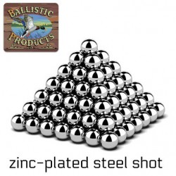 BPI Zinc Plated Steel Shot 4 Ballistic Products Shot