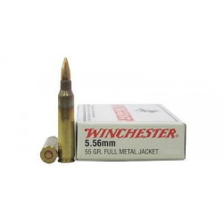 Winchester USA 5.56mm Nato 55 gr FMJ Winchester Ammunition Winchester