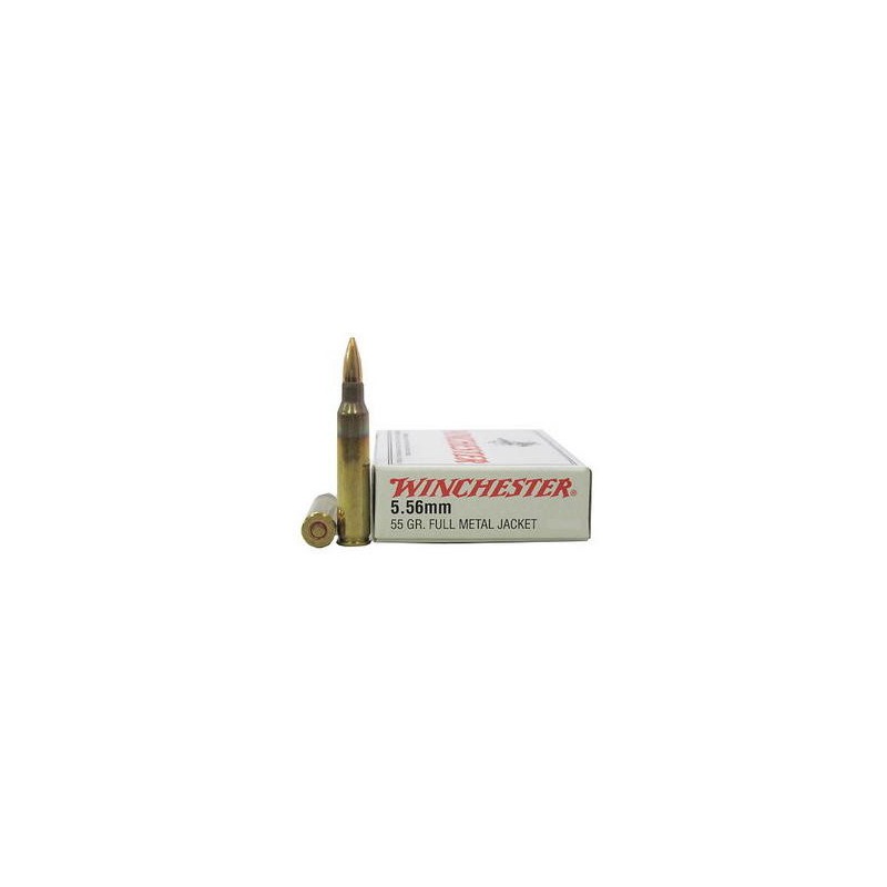 Winchester USA 5.56mm Nato 55 gr FMJ Winchester Ammunition Winchester