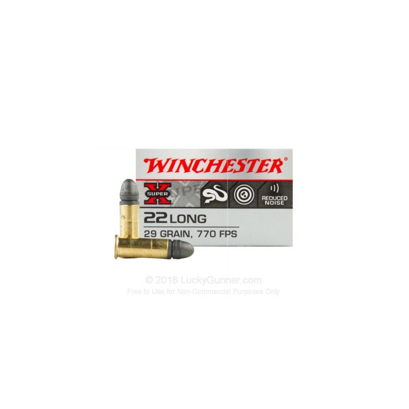 Winchester 22 Long CB Match 29 Gr LRN Winchester Ammunition Rimfire
