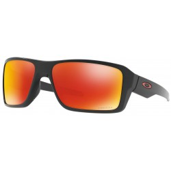 Oakley-double Edge Matte Black W/prizm Ruby Polarized OAKLEY Sunglasses